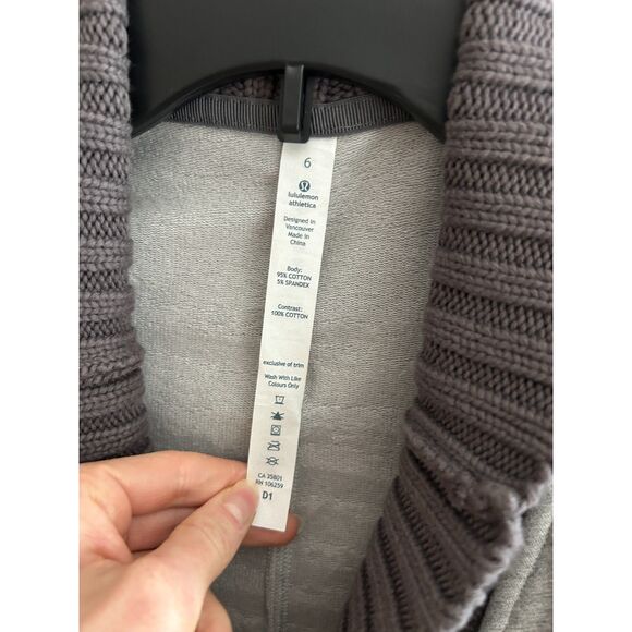 Lululemon Bliss Break Wrap Grey Silver Size 6 - Picture 8 of 8